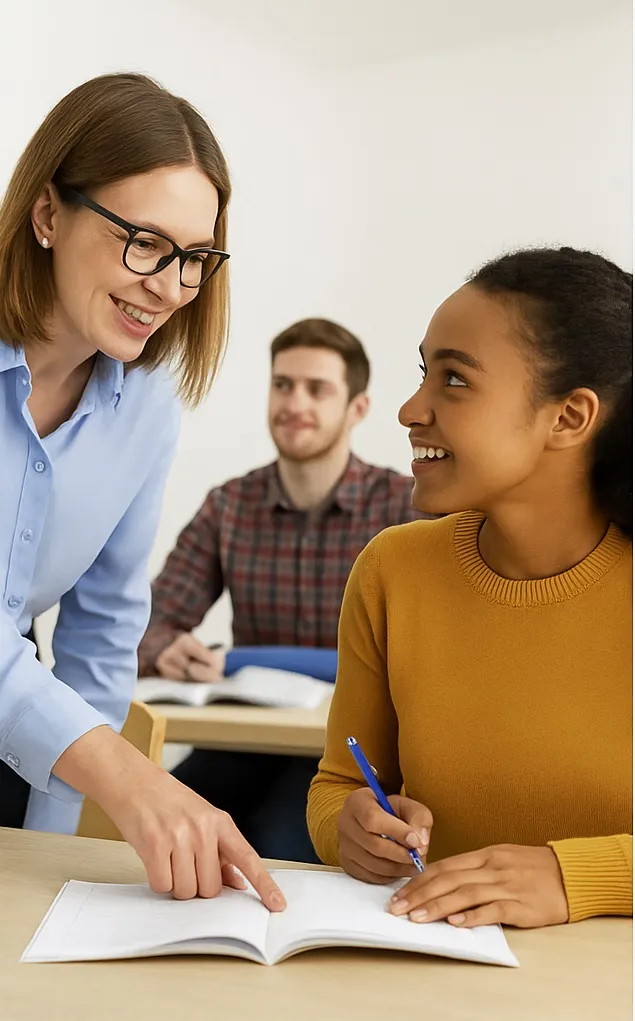 student-learning-english-with-teacher-support